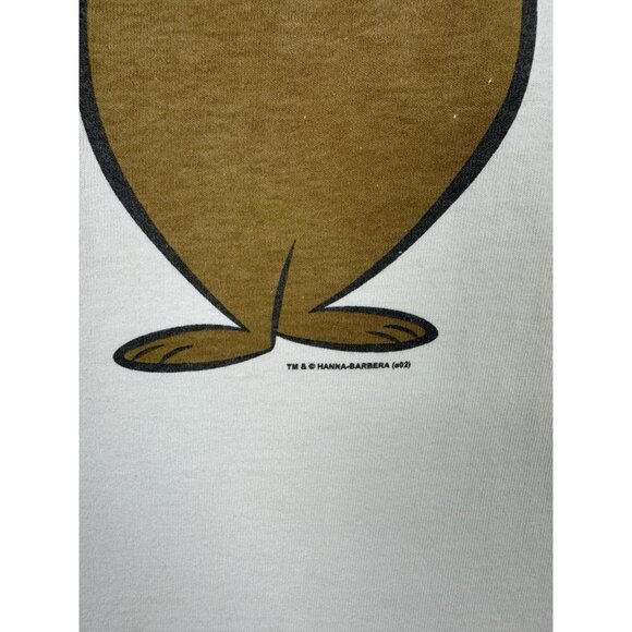 Vintage 2002 Hanna-Barbera Yogi Bear Ringer Shirt Cartoon Network TV Show Art - Picture 5 of 13